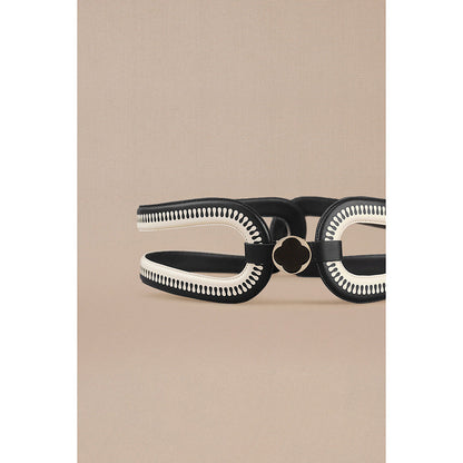AMPM Iyad Corset Belt Black & White