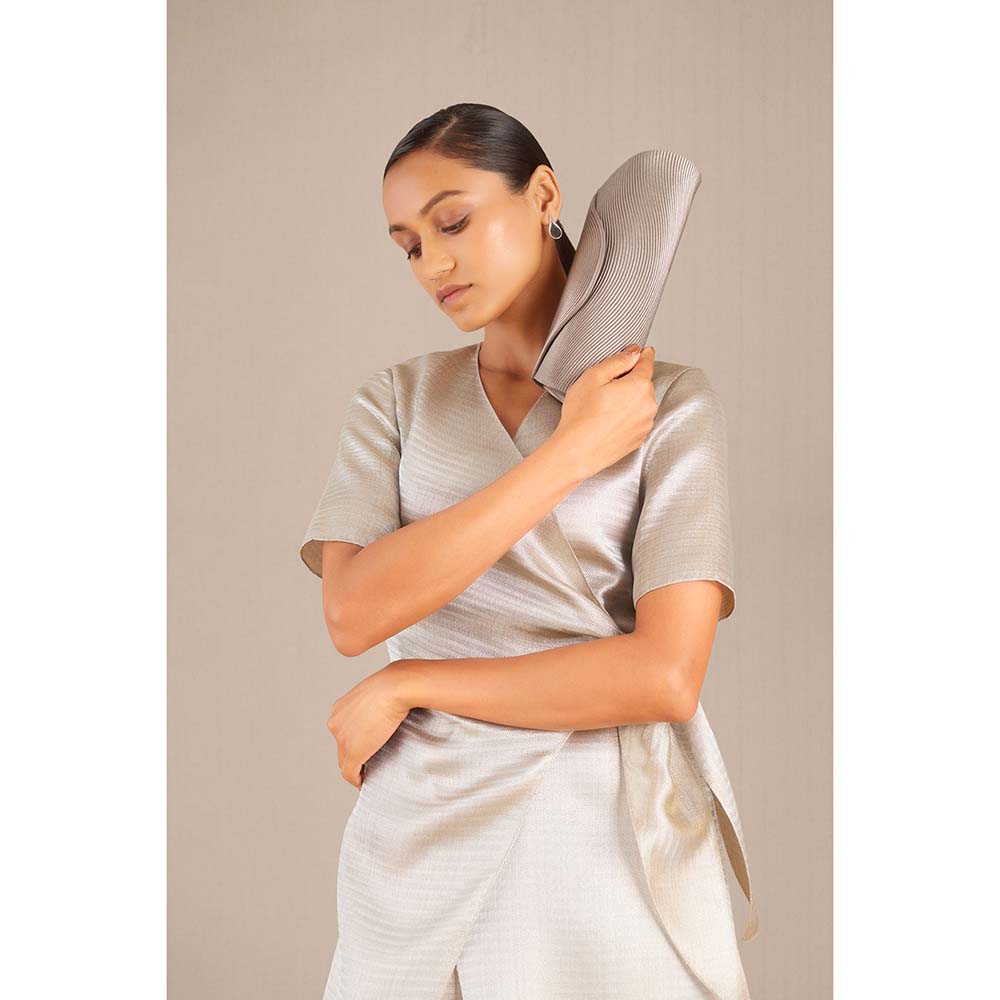 AMPM Ida Clutch Silver