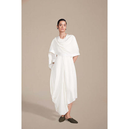 AMPM White Naomi Scarf