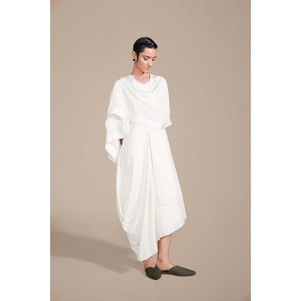 AMPM White Naomi Scarf