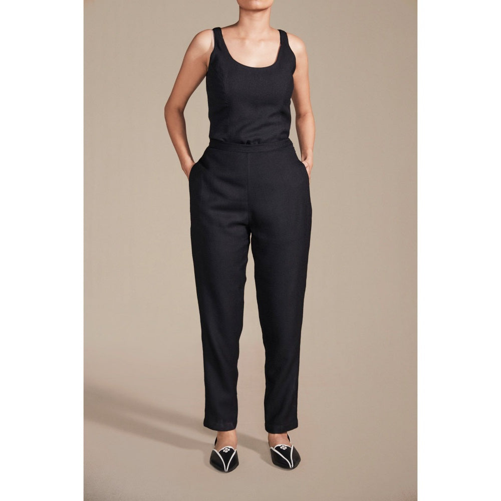 AMPM Liana Black Solid Pants