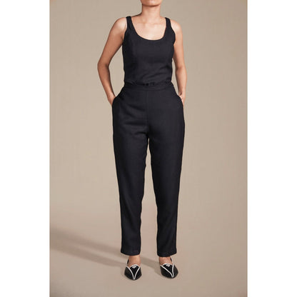 AMPM Liana Black Solid Pants
