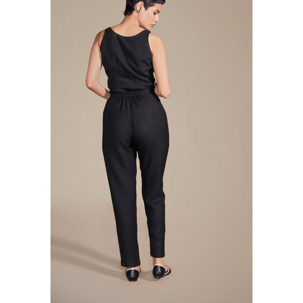 AMPM Liana Black Solid Pants