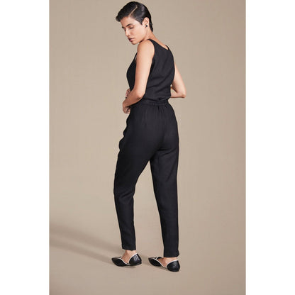 AMPM Liana Black Solid Pants