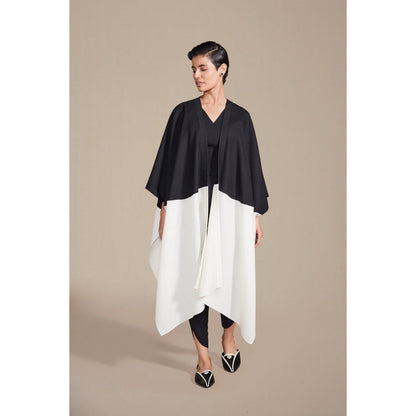 AMPM Jenna Cape with Inner & Dhoti Co-Ord (Set of 3)