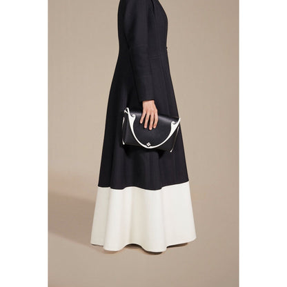 AMPM Maha Black- White Jacket with Inner & Palazzo (Set of 3)