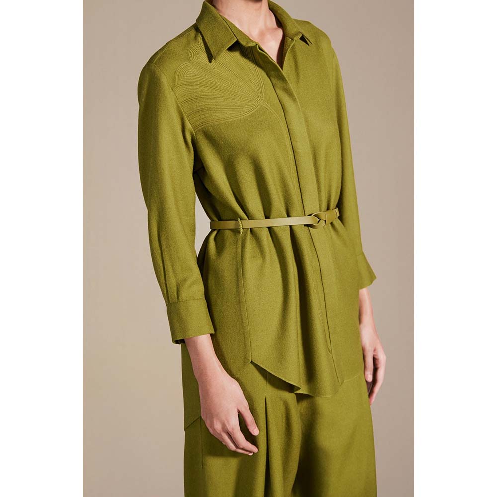 AMPM Ashia Shirt Co-Ord - Olive (Set of 3)