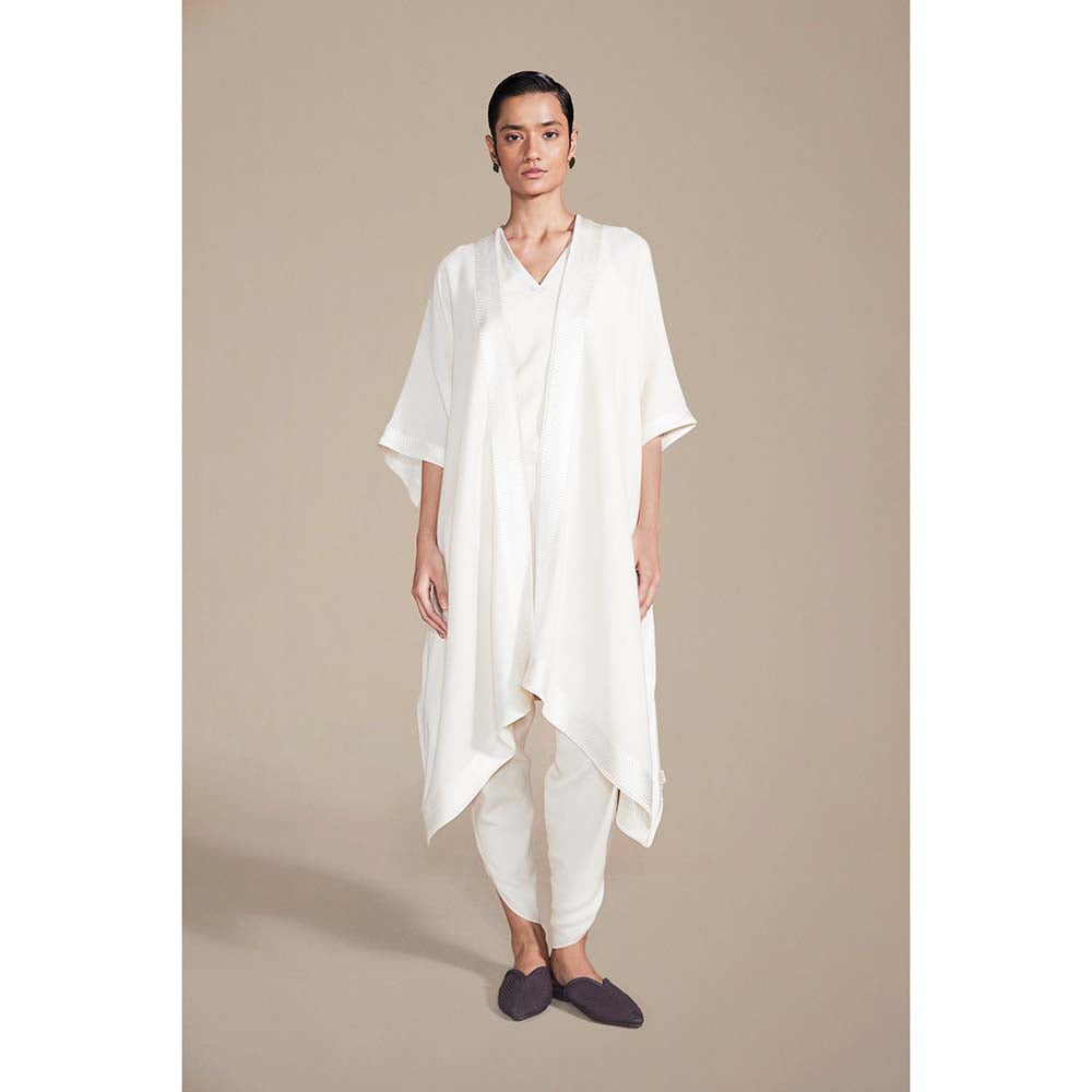 AMPM Adarah Cape Co-Ord - White (Set of 3)