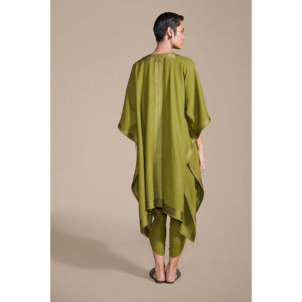 AMPM Adarah Cape Co-Ord - Olive (Set of 3)