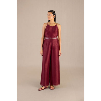AMPM Hyra Shirt with Palazzo, Inner & Belt (Set of 4)