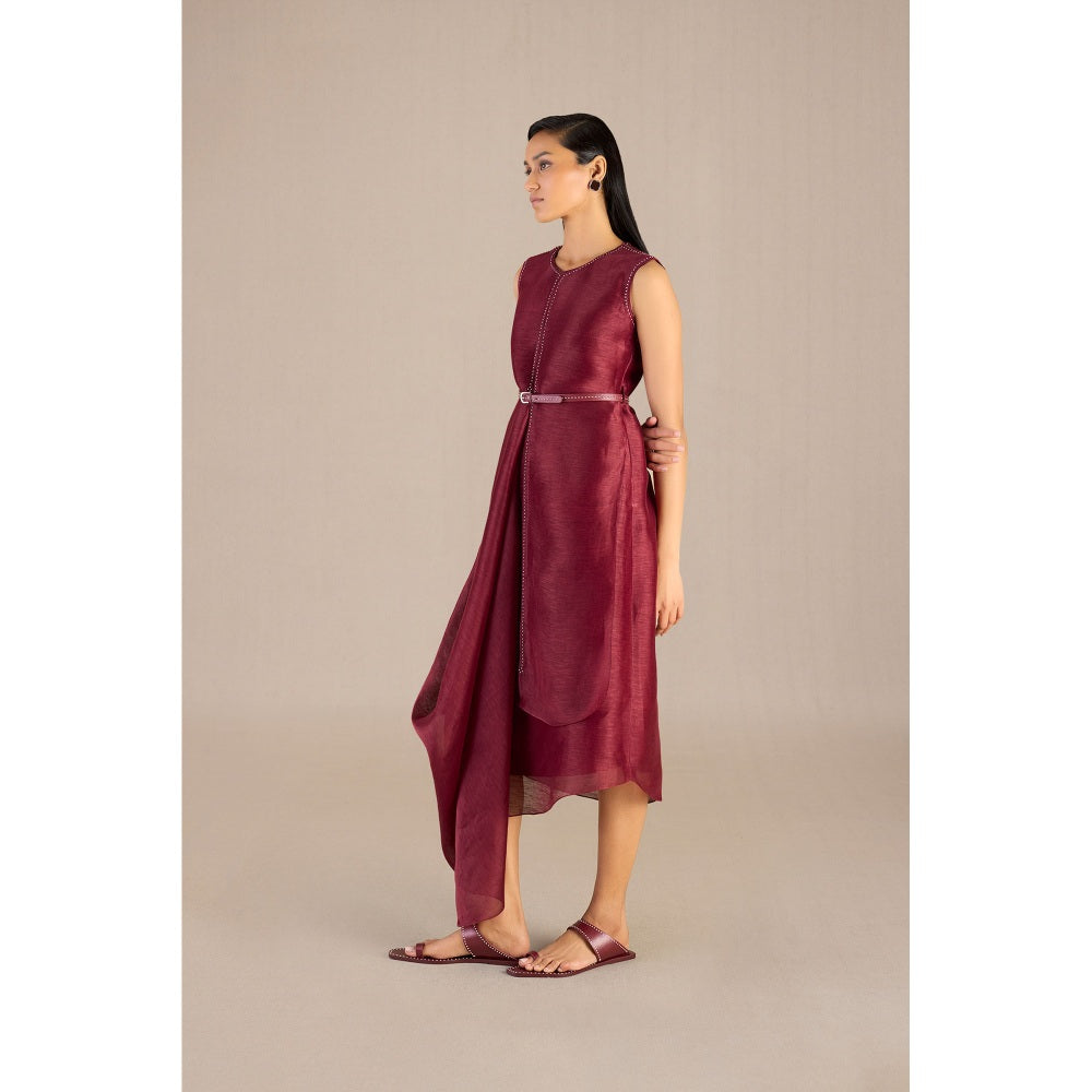 AMPM Dania Dress with Throw & Belt (Set of 3)
