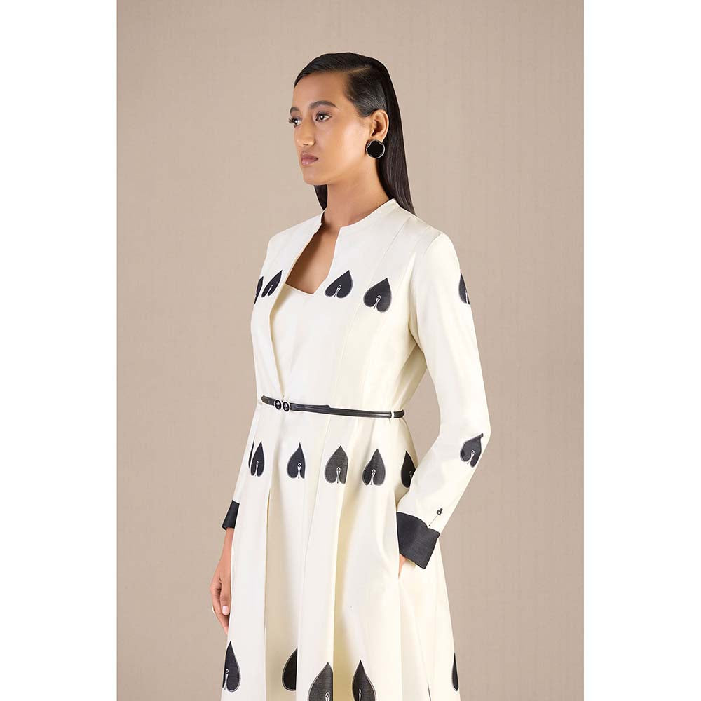 AMPM Gulnar Jacket with Pant, Inner & Belt (Set of 4)