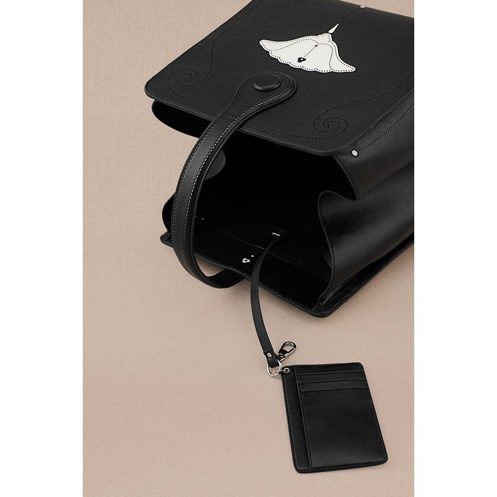 AMPM Black Duha Bucket Bag with Pouch (Set of 2)