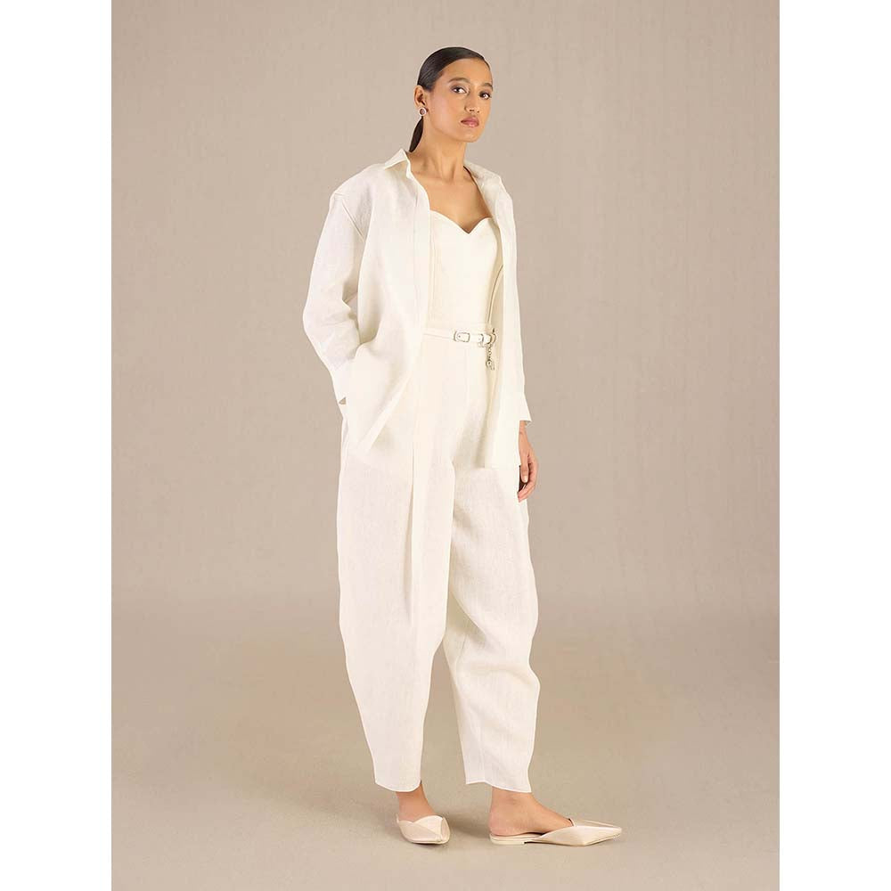 AMPM Ivory Eliza Co-Ord (Set of 4)