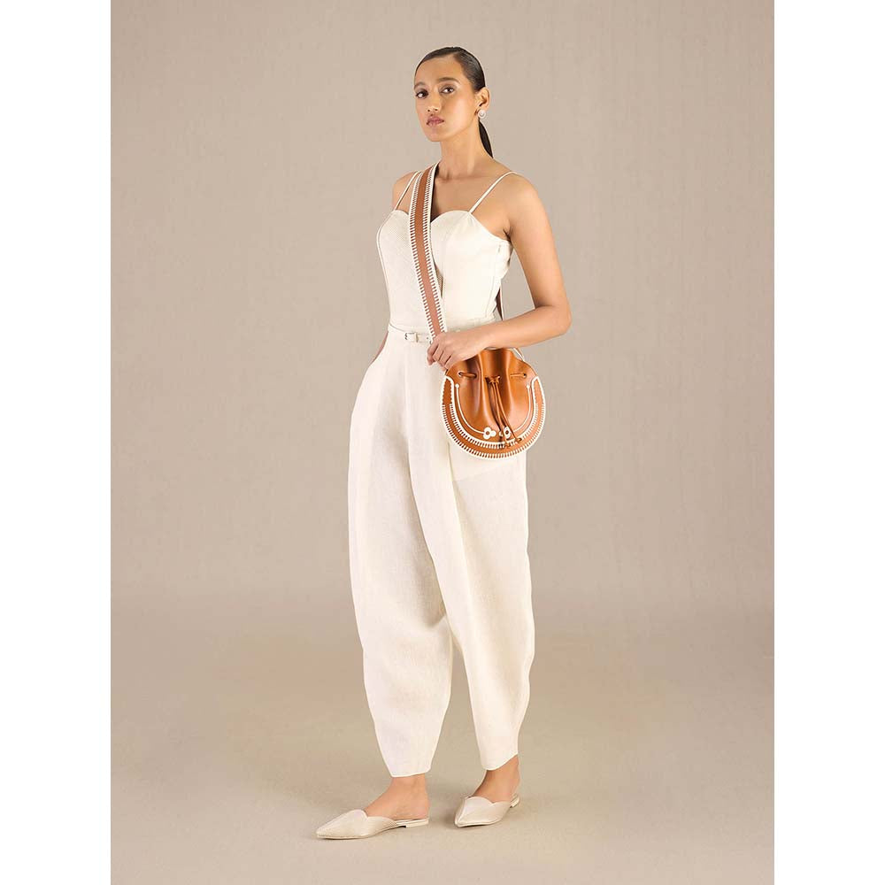 AMPM Ivory Eliza Co-Ord (Set of 4)