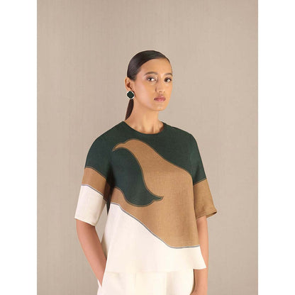 AMPM Ivory Hina Co-Ord (Set of 2)