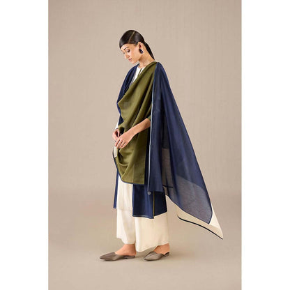 AMPM Ivory Araiah Kurta with Palazzo and Dupatta (Set of 3)