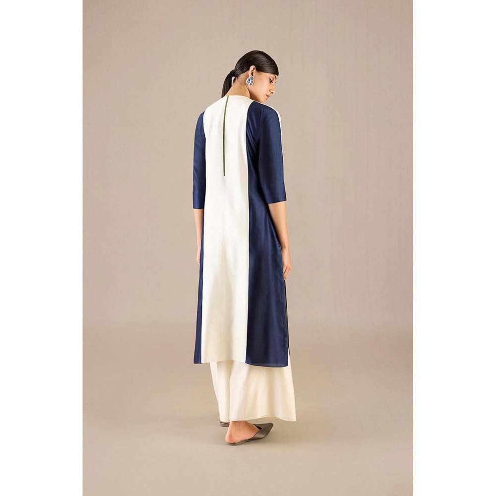 AMPM Ivory Araiah Kurta with Palazzo and Dupatta (Set of 3)