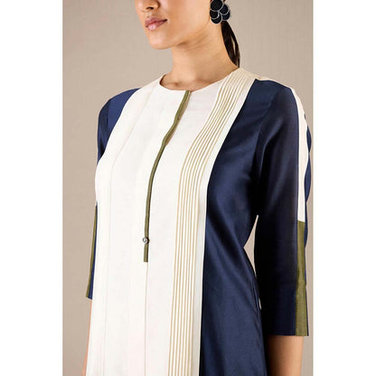 AMPM Ivory Araiah Kurta with Palazzo and Dupatta (Set of 3)