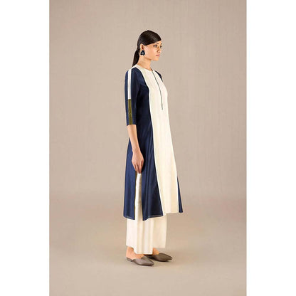AMPM Ivory Araiah Kurta with Palazzo and Dupatta (Set of 3)
