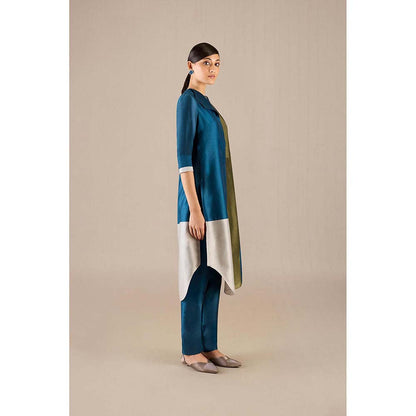 AMPM Teal Gaia Kurta with Pant (Set of 2)