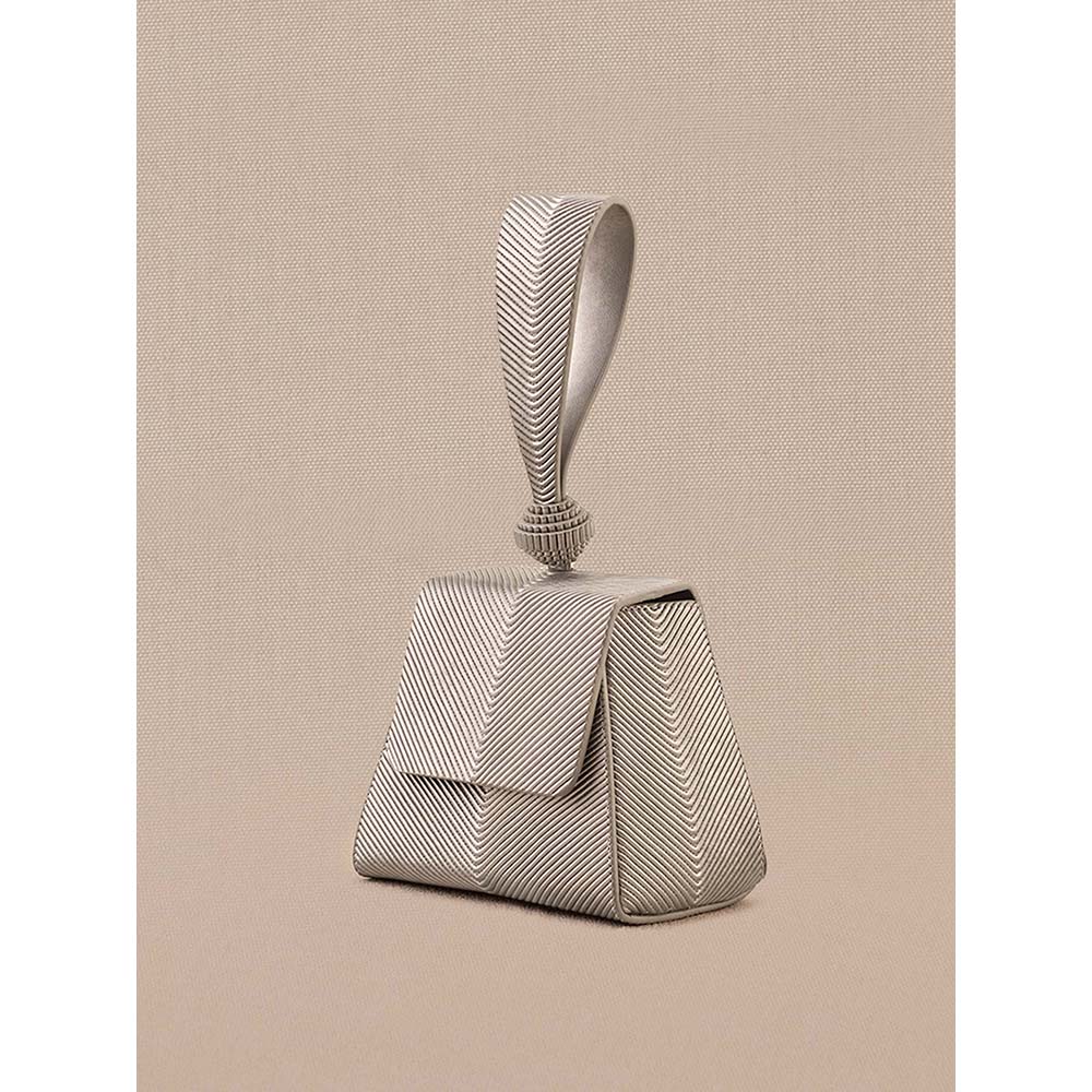 AMPM Women's Silver Aiday Wristlet Handbag