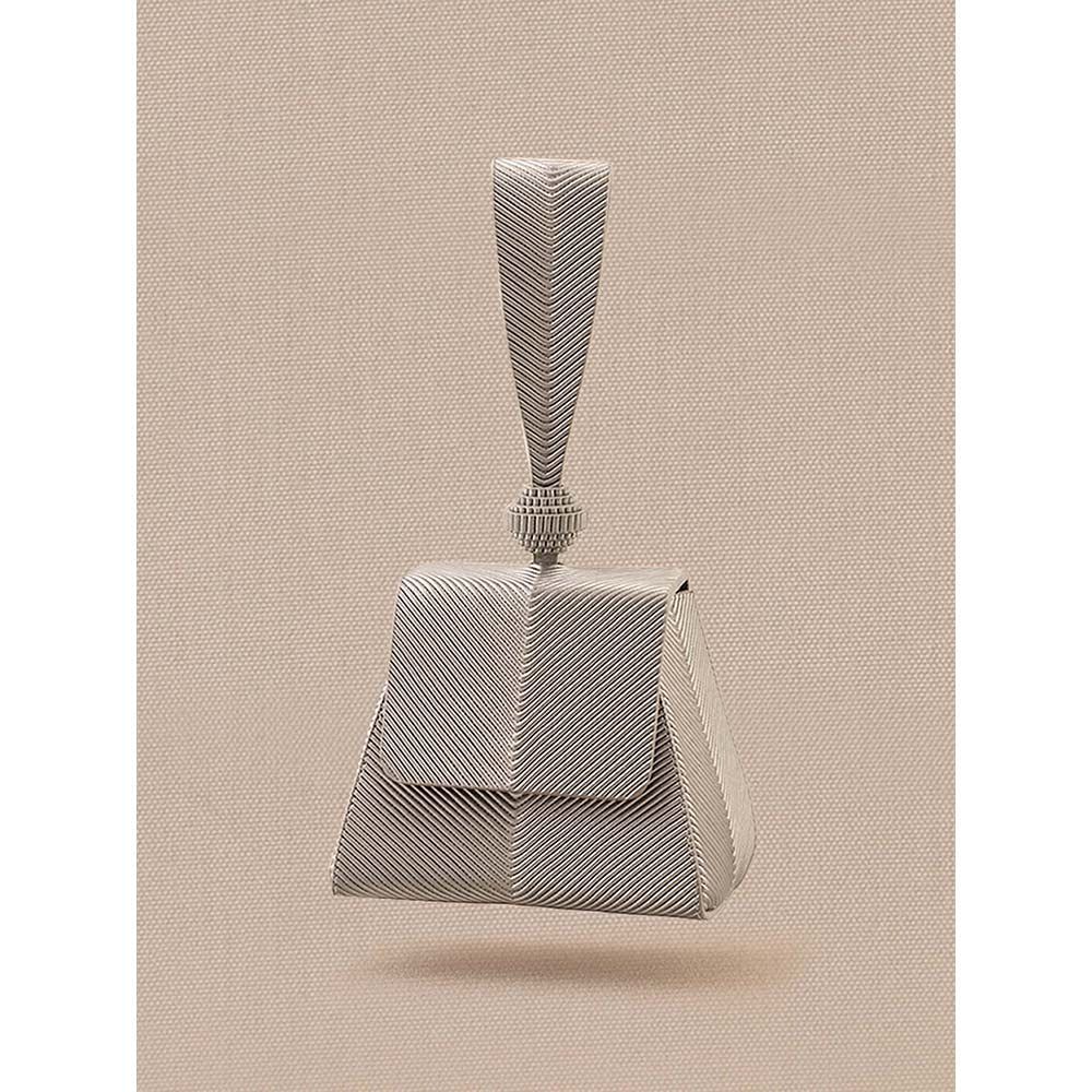 AMPM Women's Silver Aiday Wristlet Handbag