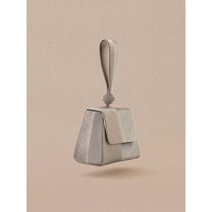 AMPM Women's Silver Aiday Wristlet Handbag