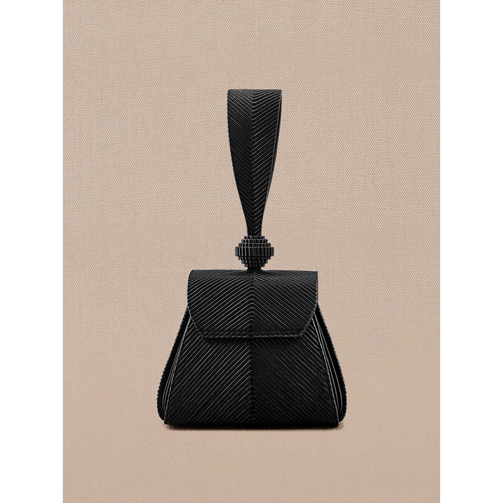 AMPM Women's Black Aiday Wristlet Handbag