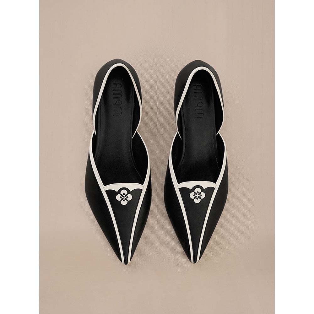 AMPM Women's Black Zuri Heels