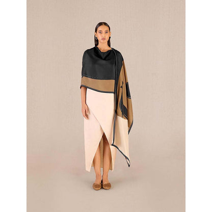 AMPM Women's Ceyda Colorblock Scarf