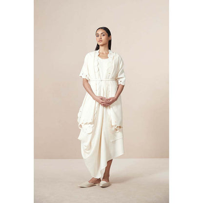 AMPM Ivory Saria Solid Shawl