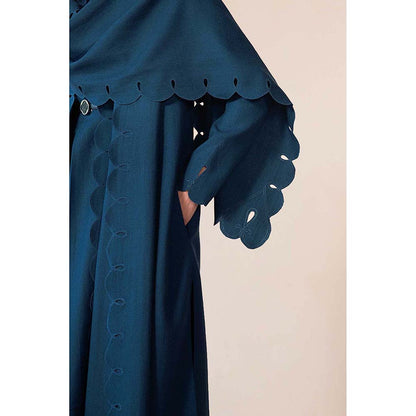 AMPM Teal Seba Jacket with Dress and Belt (Set of 3)