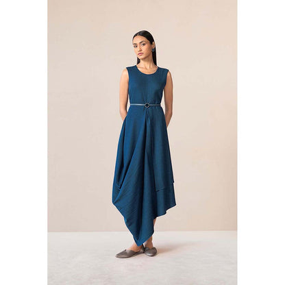 AMPM Teal Seba Jacket with Dress and Belt (Set of 3)