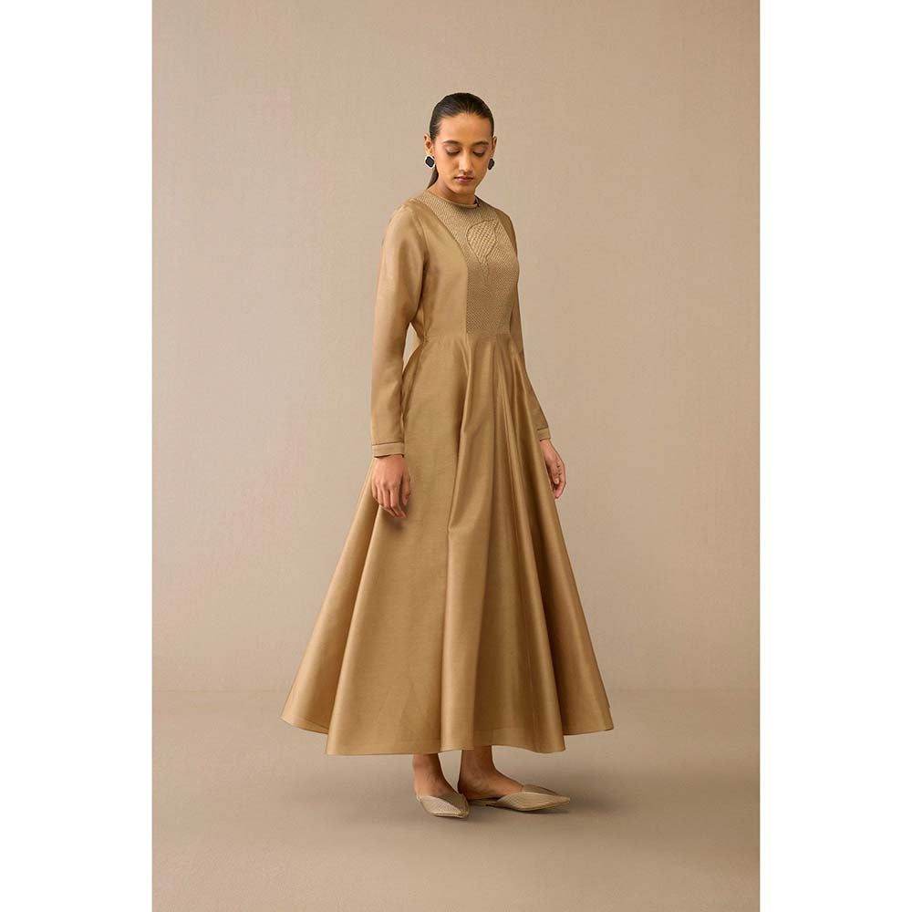 AMPM Beige Dilnoor Maxi Dress