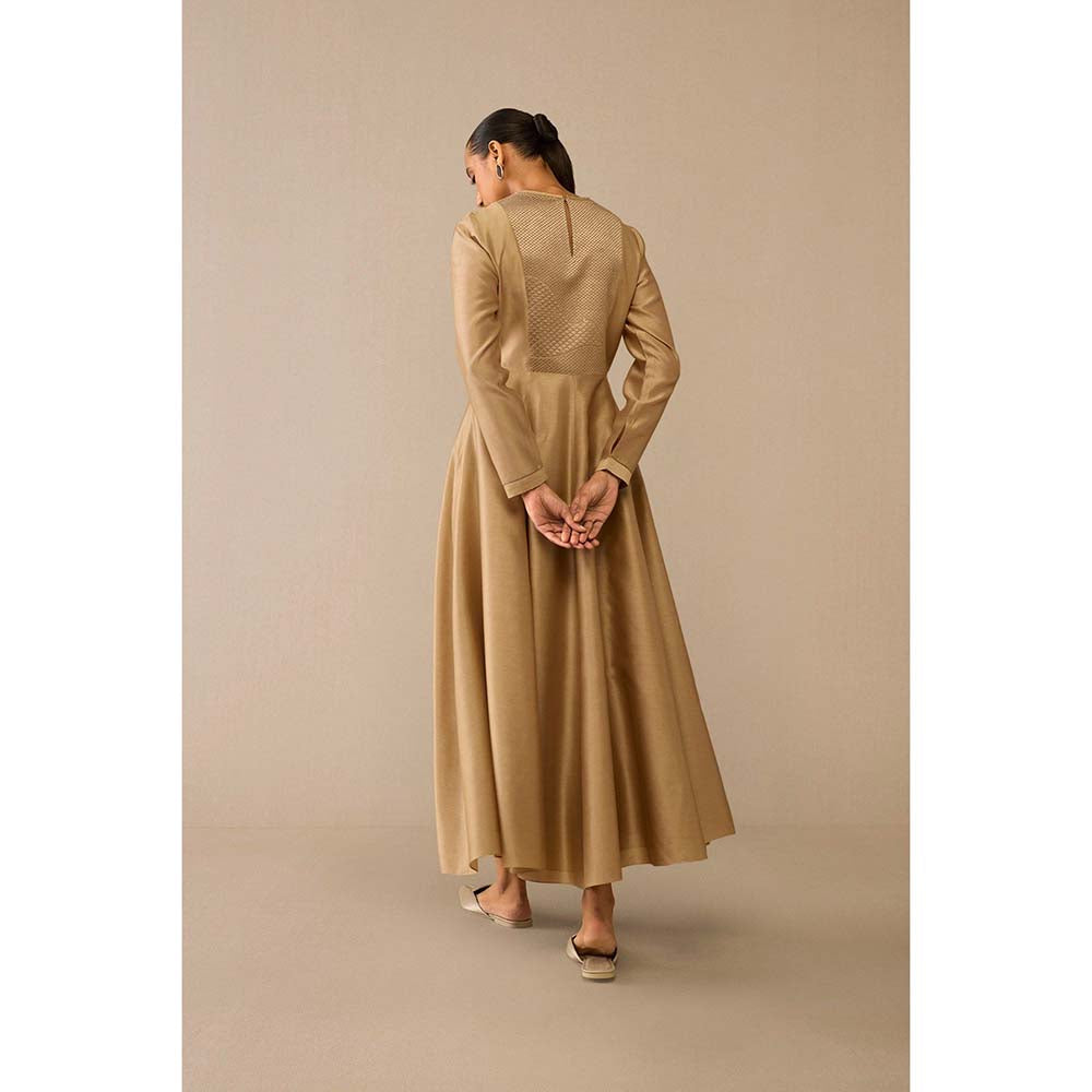 AMPM Beige Dilnoor Maxi Dress