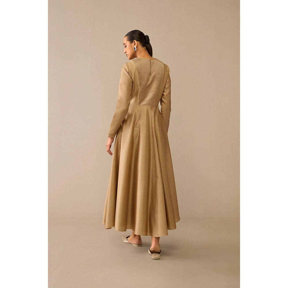 AMPM Beige Dilnoor Maxi Dress