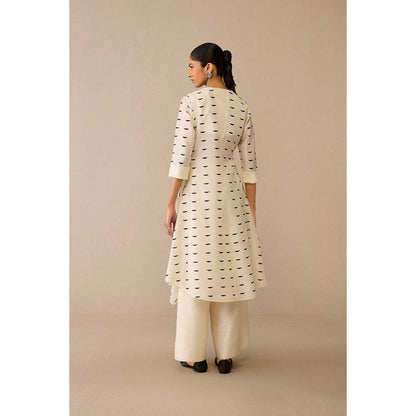 AMPM Ivory Dildaar Tunic with Palazzo (Set of 2)