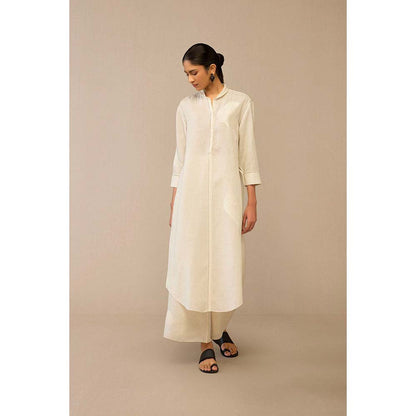 AMPM Ivory Dilafrooz Kurta with Palazzo (Set of 2)