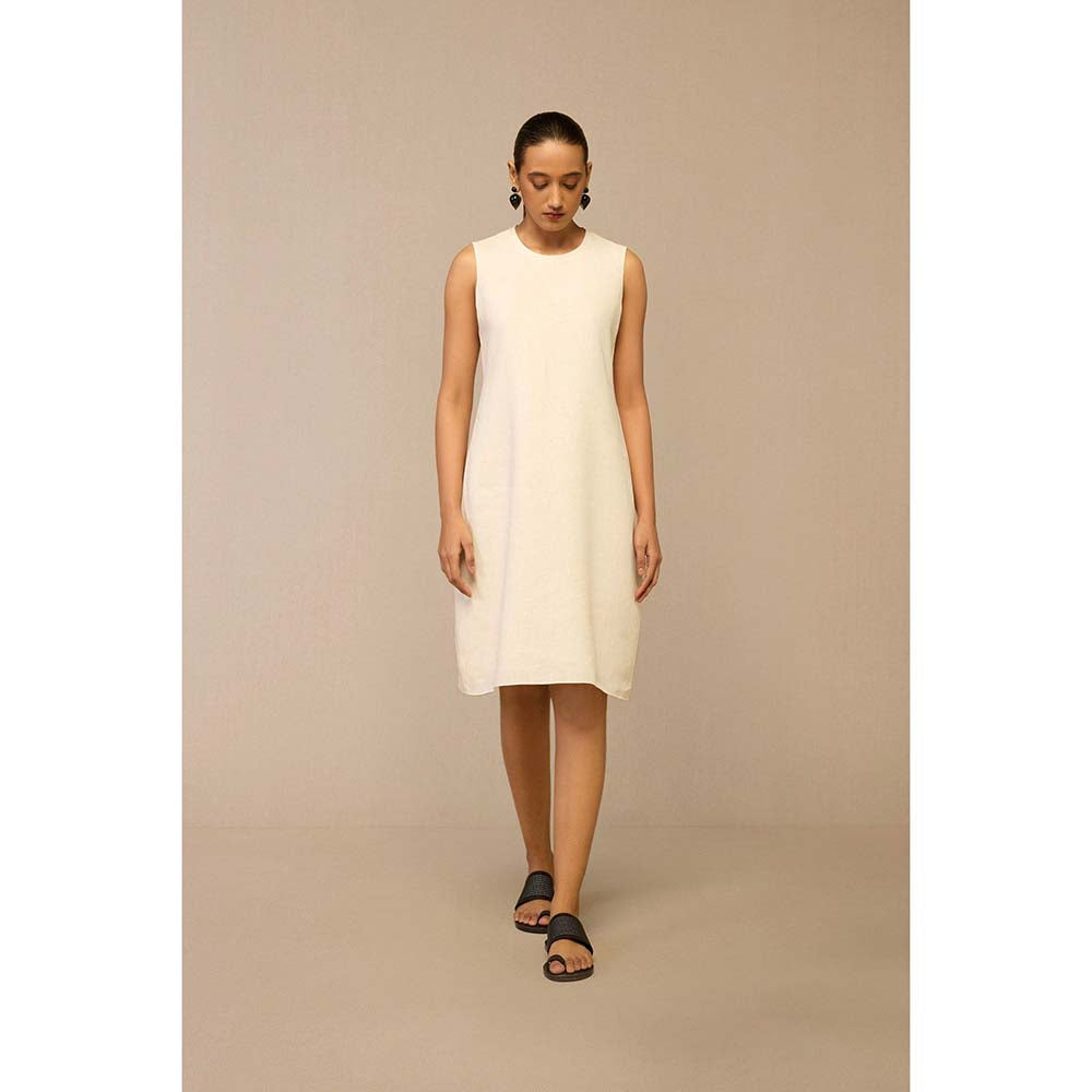 AMPM Ivory Dilzafer Jacket with Dress (Set of 2)