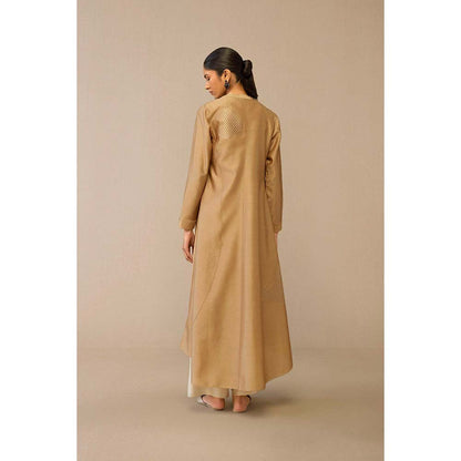 AMPM Beige Dilzan Jacket with Inner and Palazzo (Set of 3)