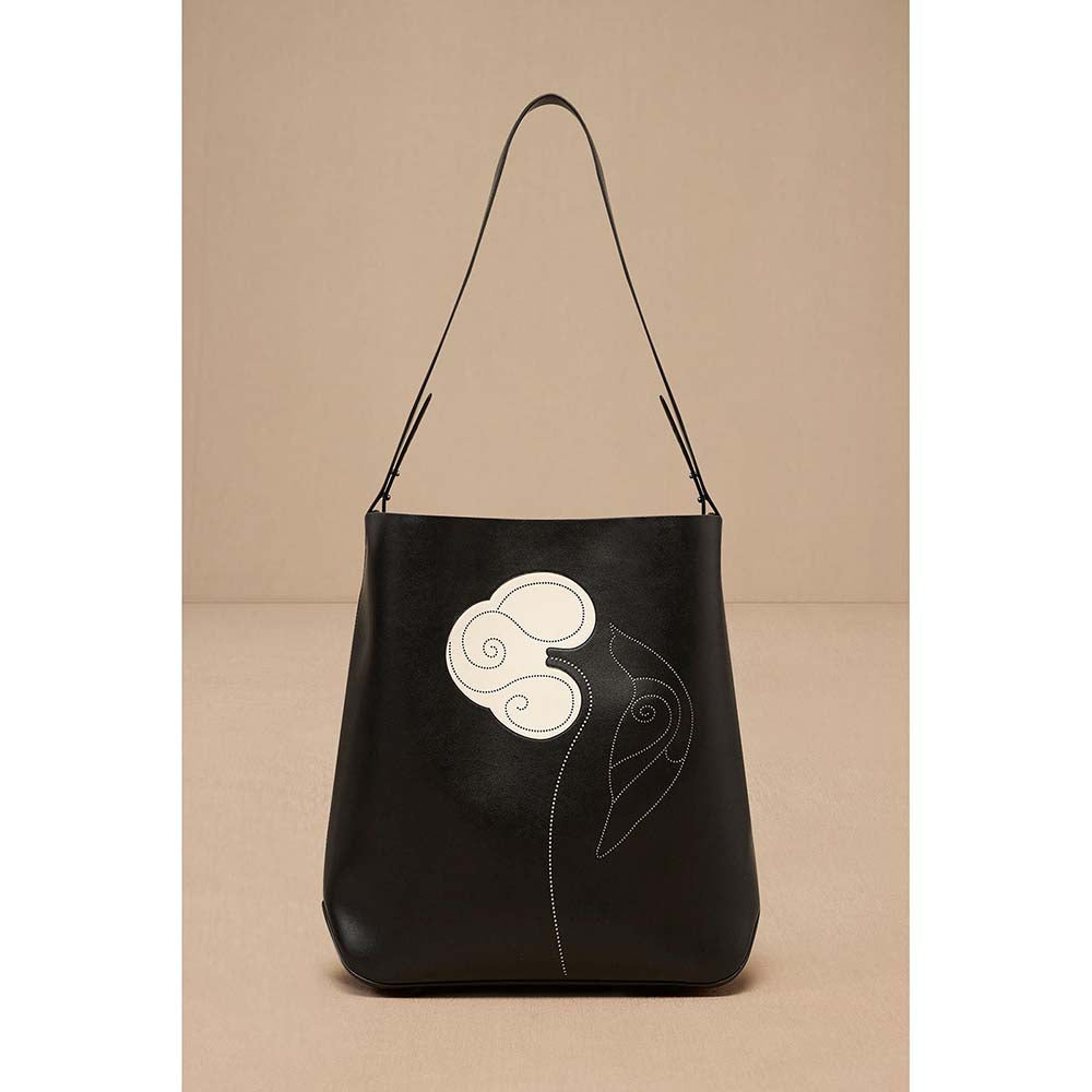 AMPM Black Dichasia Shoulder Bag with Pouch (Set of 2)