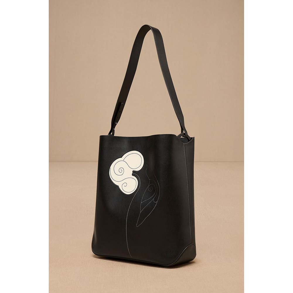 AMPM Black Dichasia Shoulder Bag with Pouch (Set of 2)