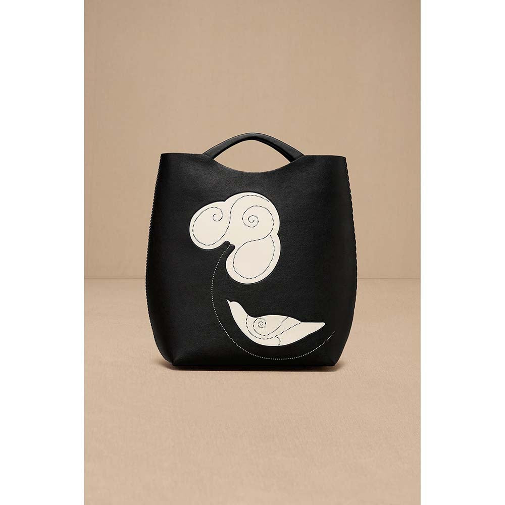 AMPM Black Dilmeet Hand Bag with Detachable Straps