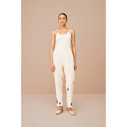 AMPM White Dahlia Printed Co-Ord (Set of 3)