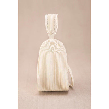 AMPM Nesara Ivory Bucket Bag
