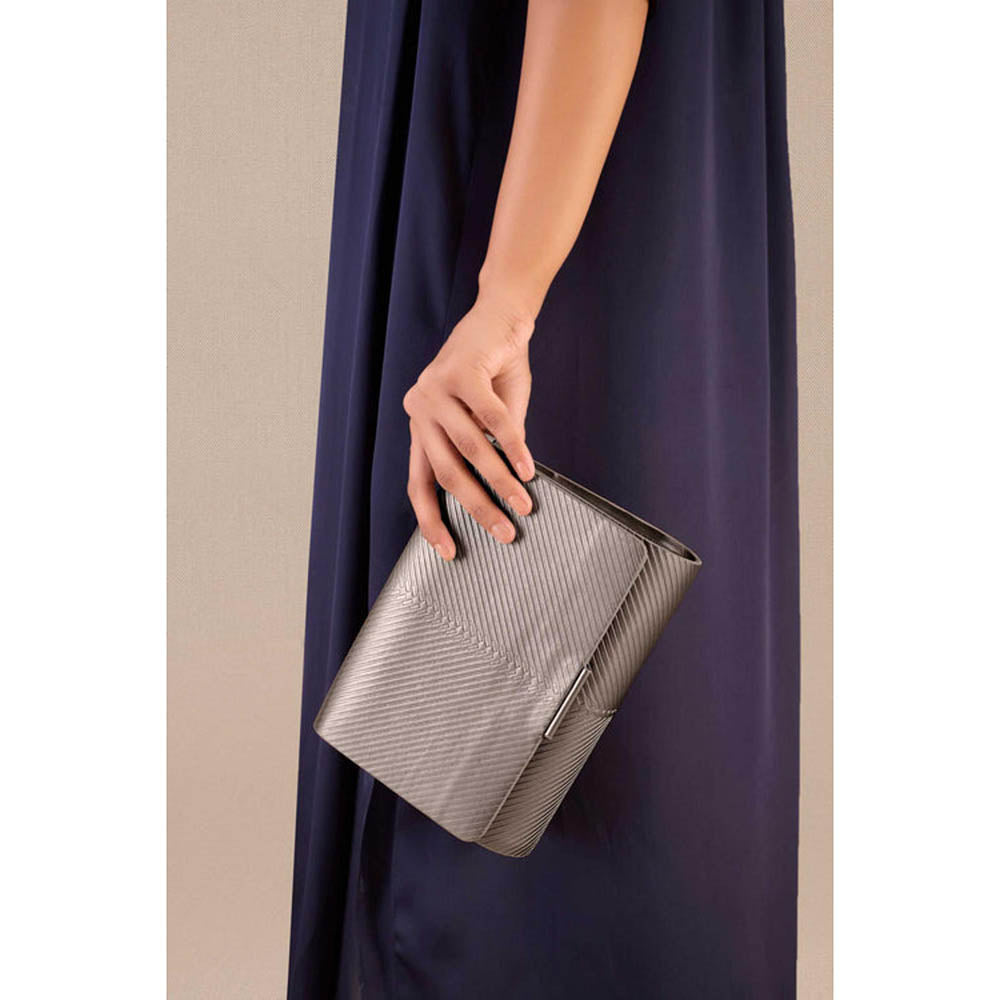 AMPM Zehra Silver Clutch