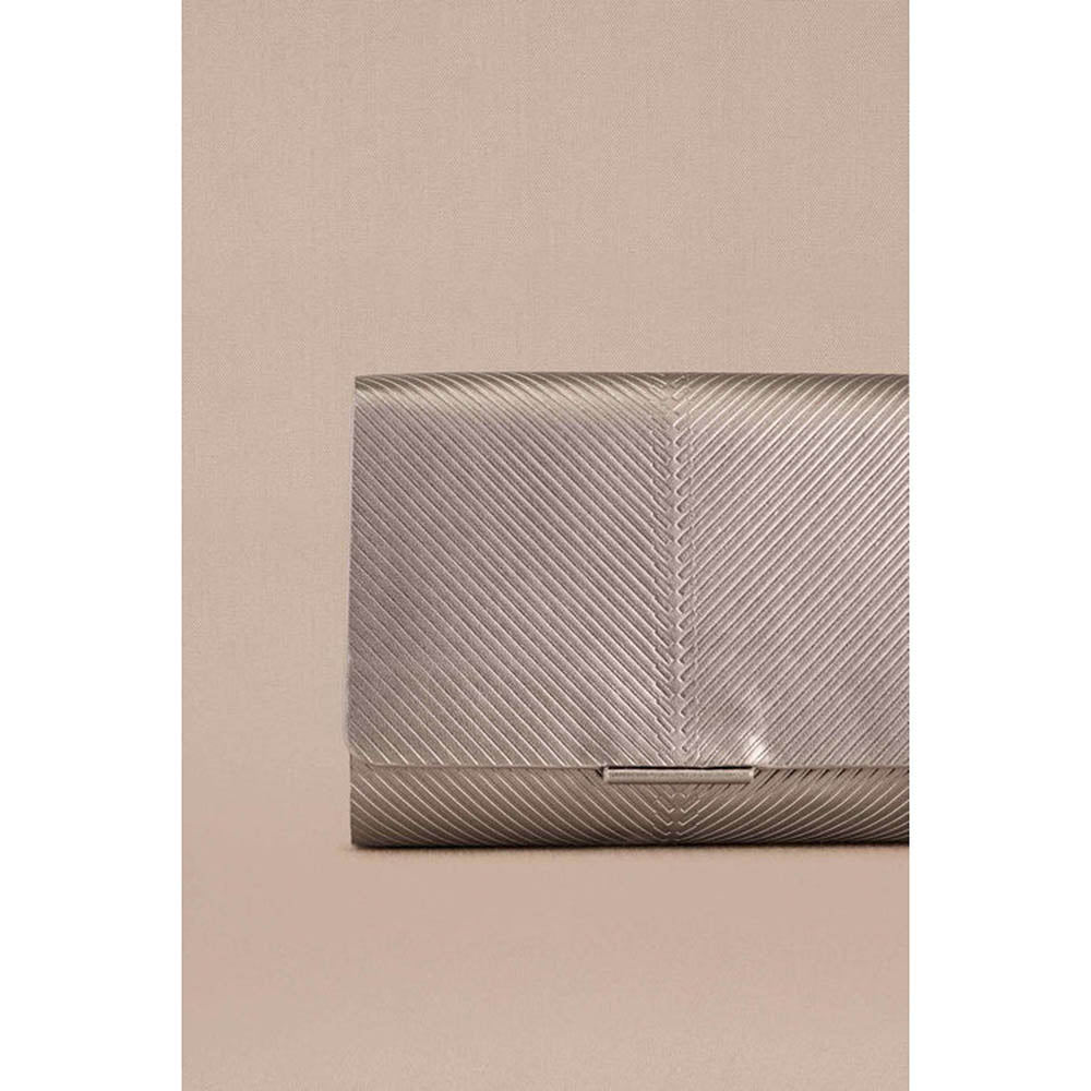 AMPM Zehra Silver Clutch