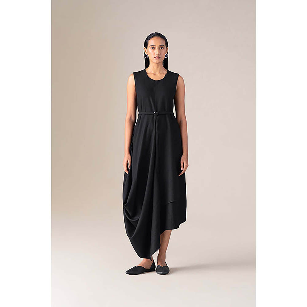 AMPM Black Bria Dress With Belt