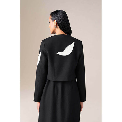 AMPM Women Black Wool Jacket